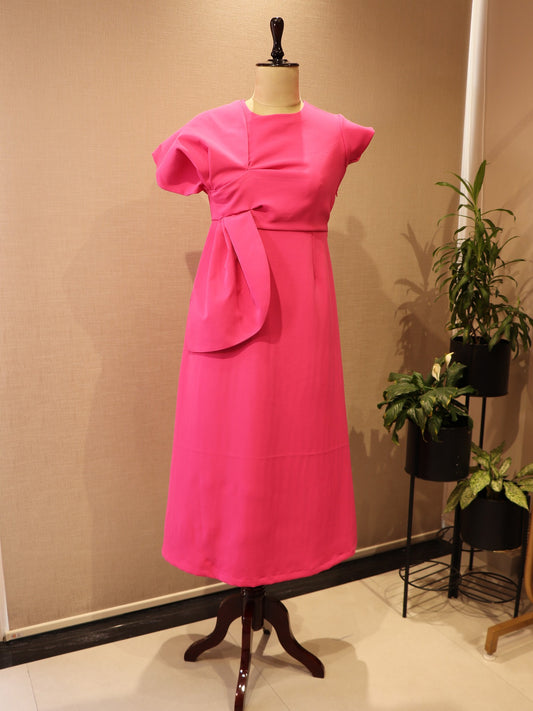 Hot pink dress