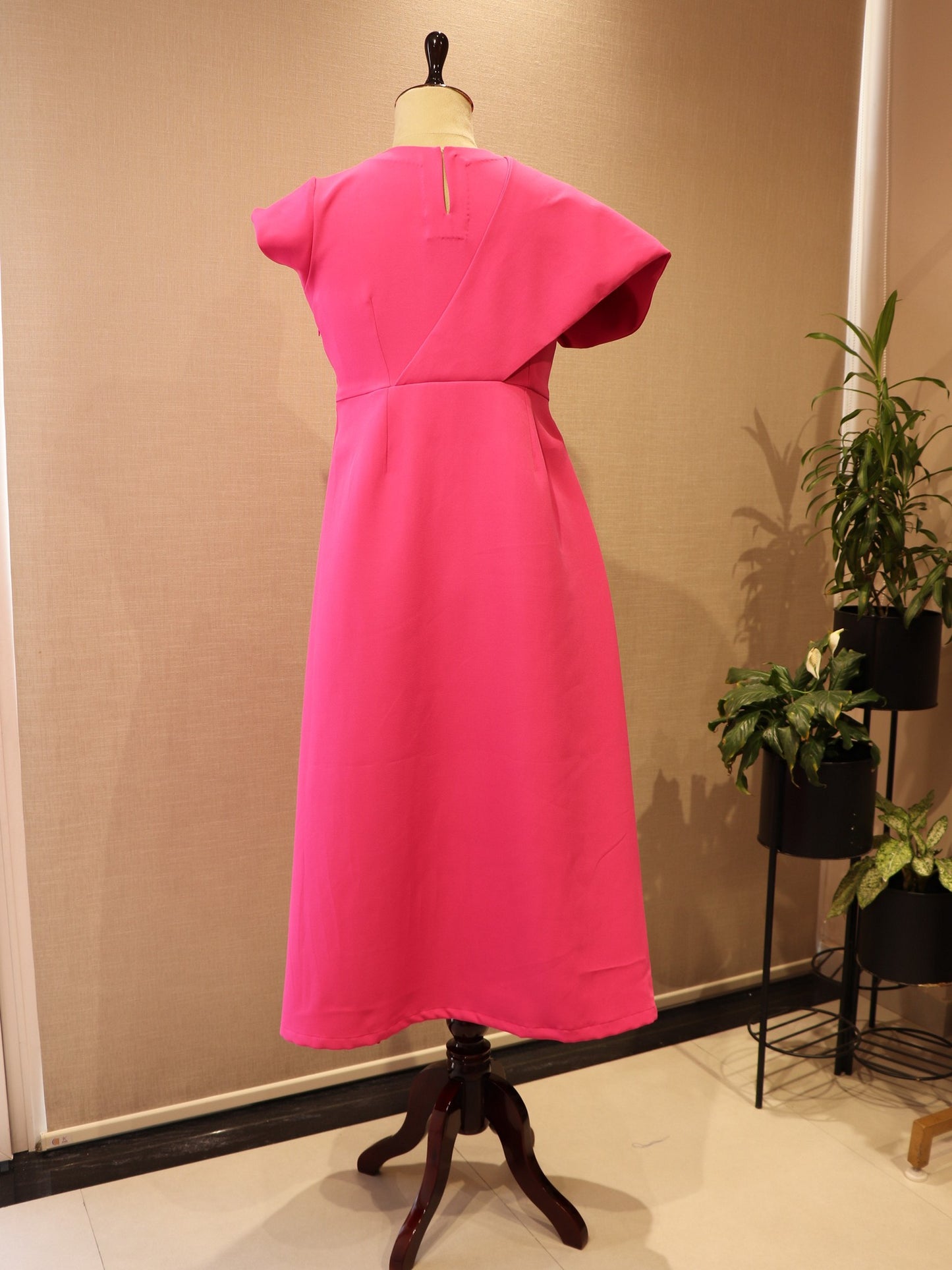 Hot pink dress