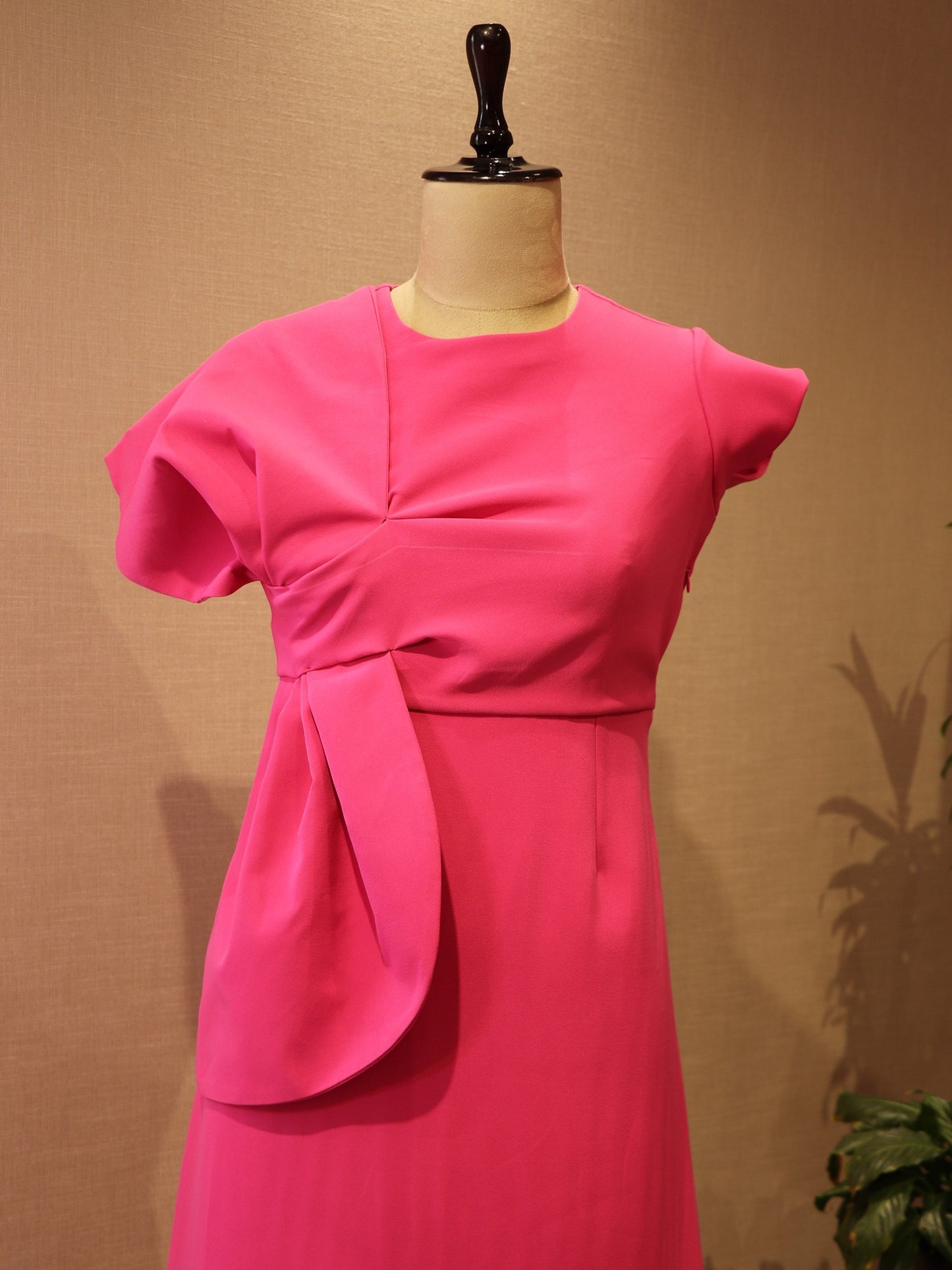 Hot pink dress