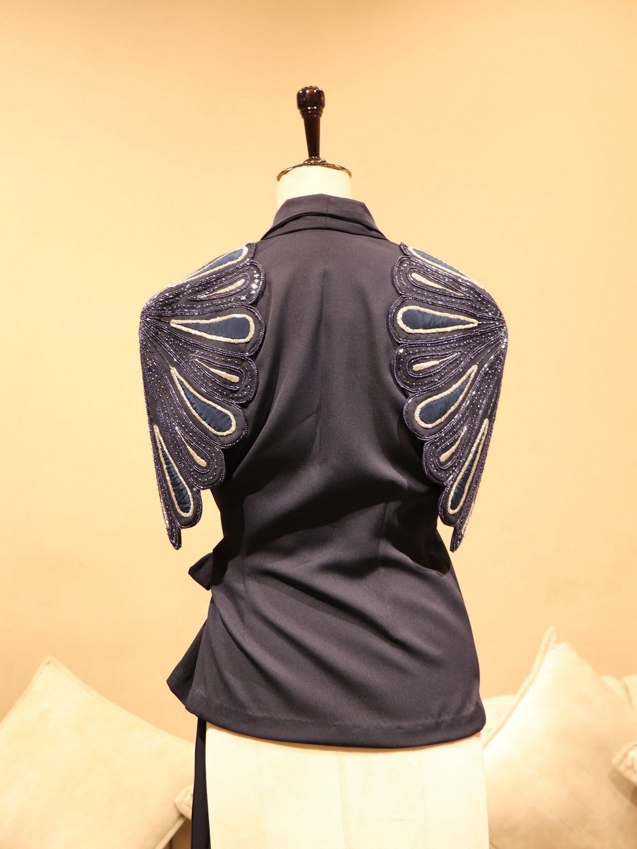 Navy blue blazer co-ord set