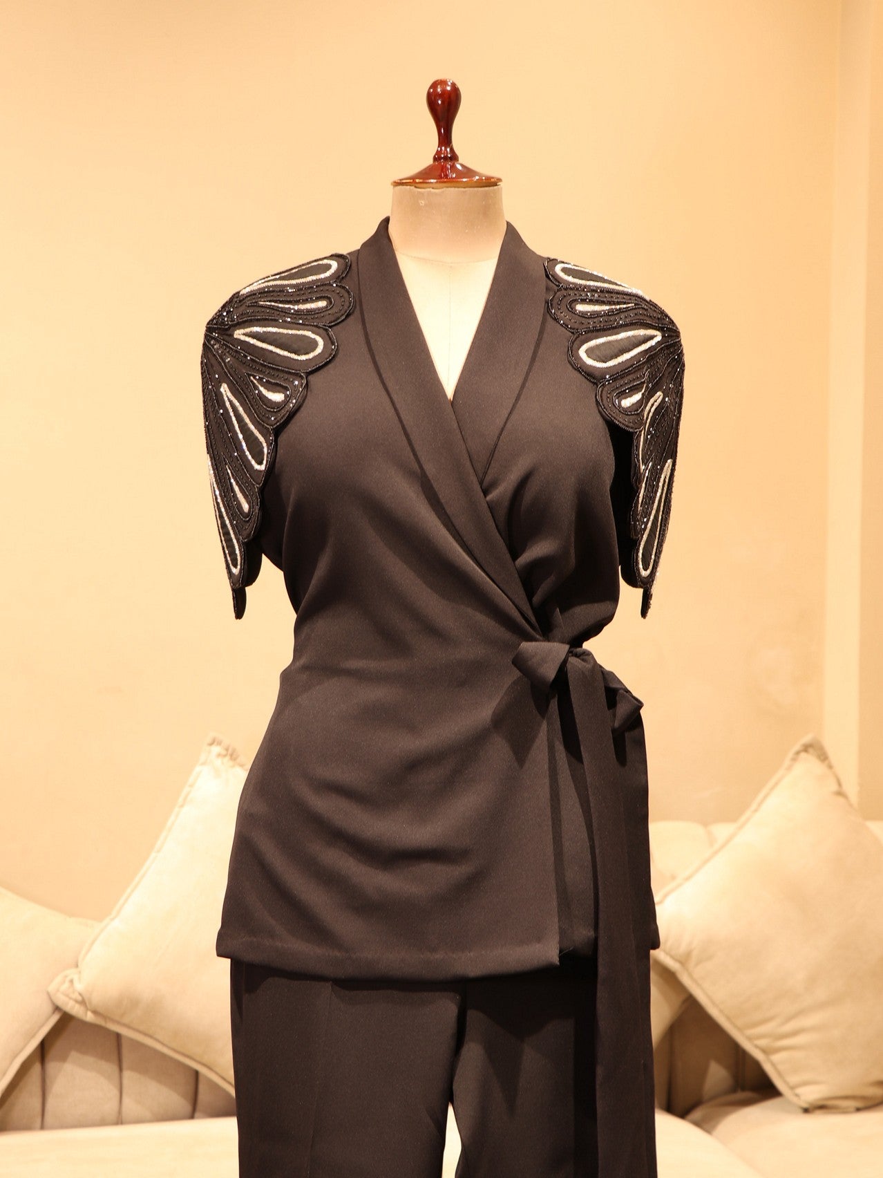 Black blazer co-ord set