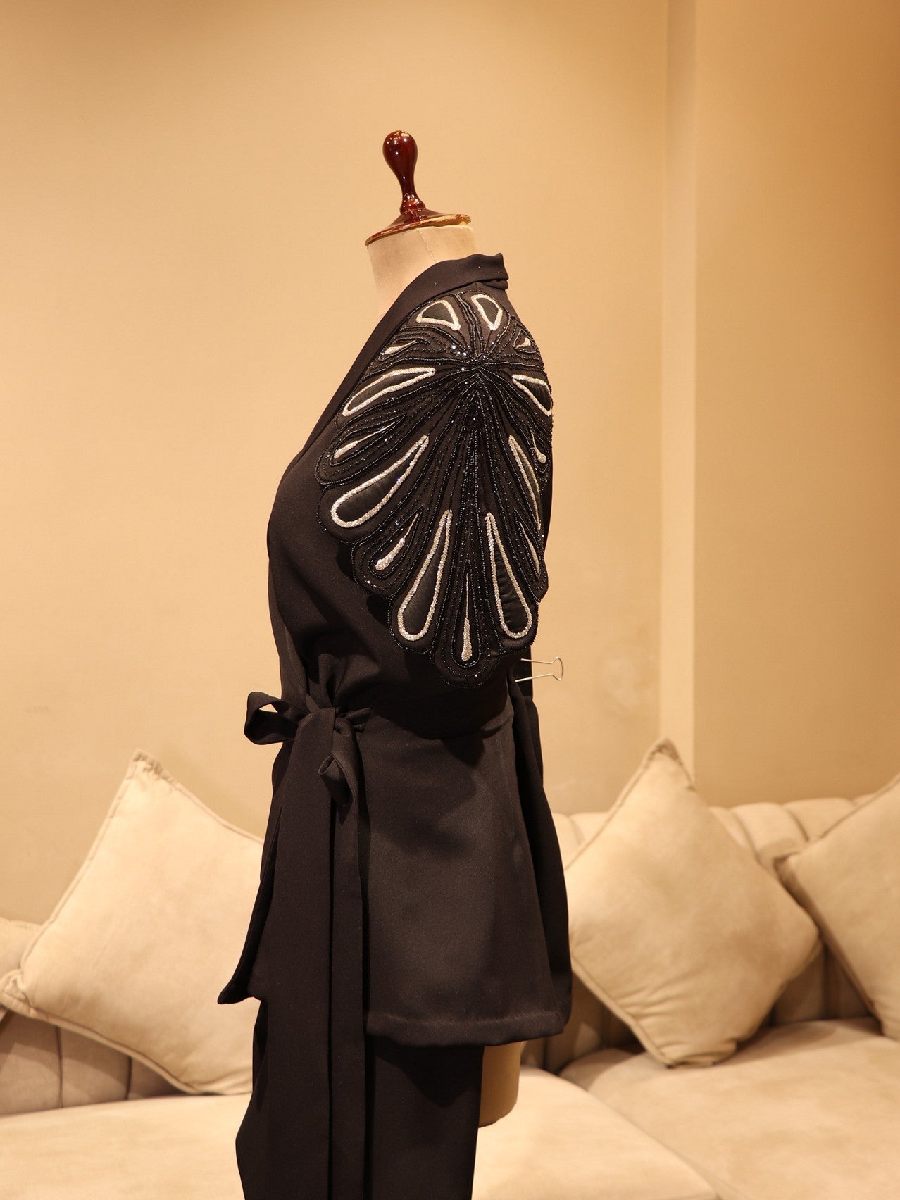 Black blazer co-ord set