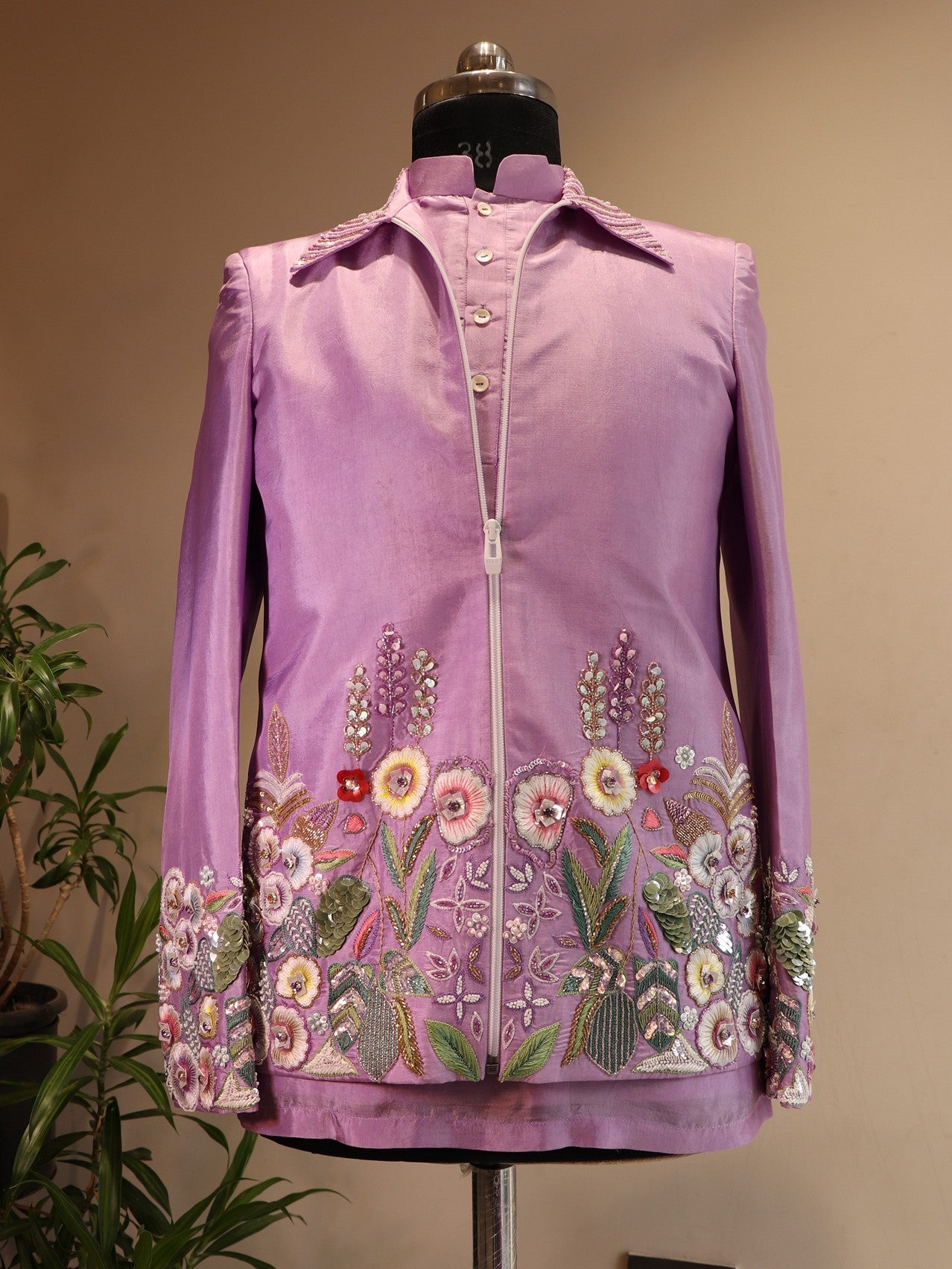 Lavander mens bomber jacket shirt pant