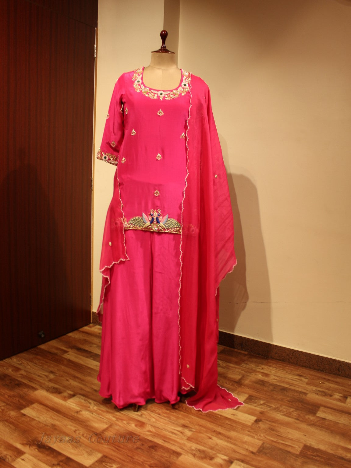 Rani kurta with skirt and dupatta