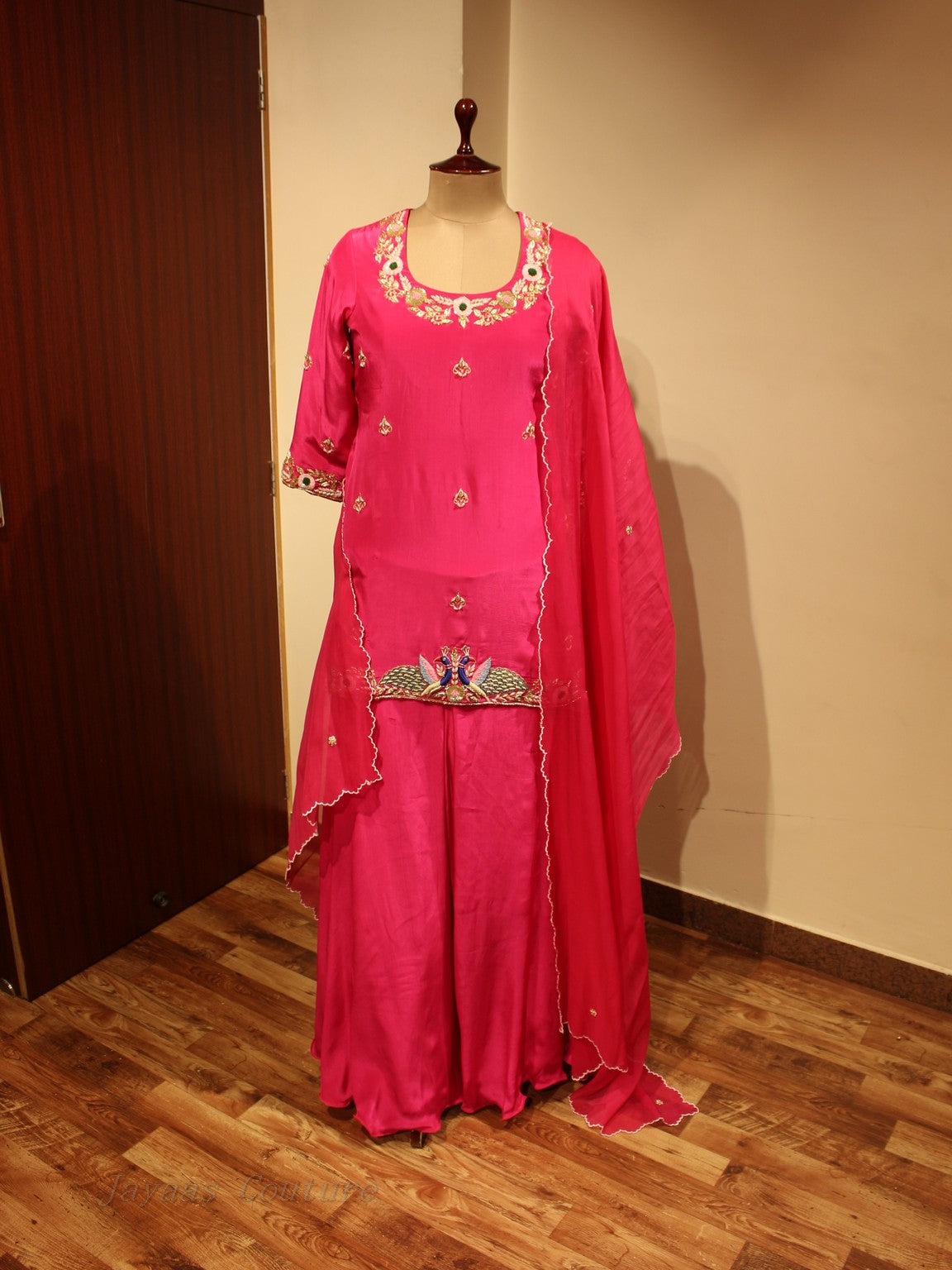 Rani kurta with skirt and dupatta