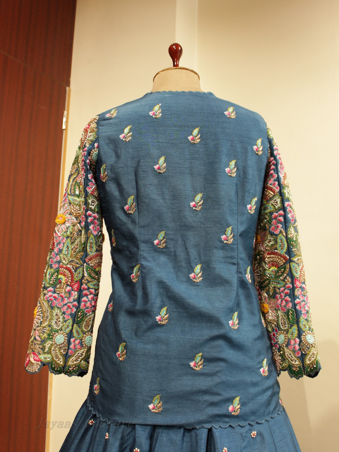 Peacock short kurta with skirt