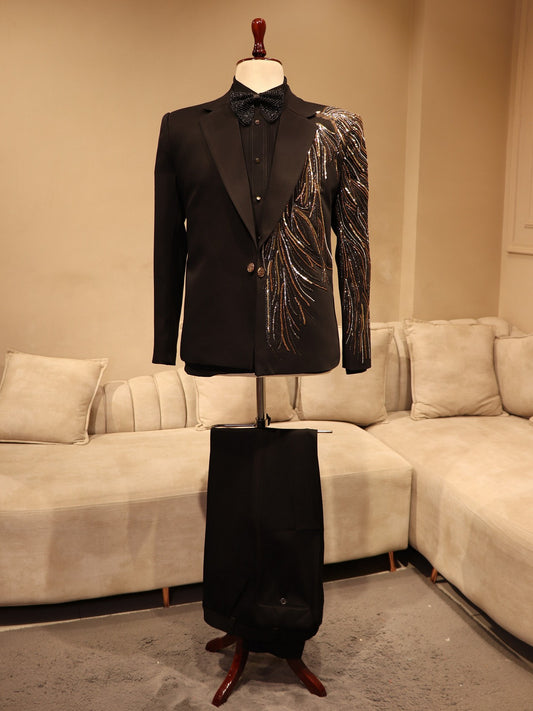 Z black mens tuxedo set