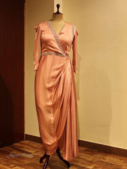 Rose gold gown