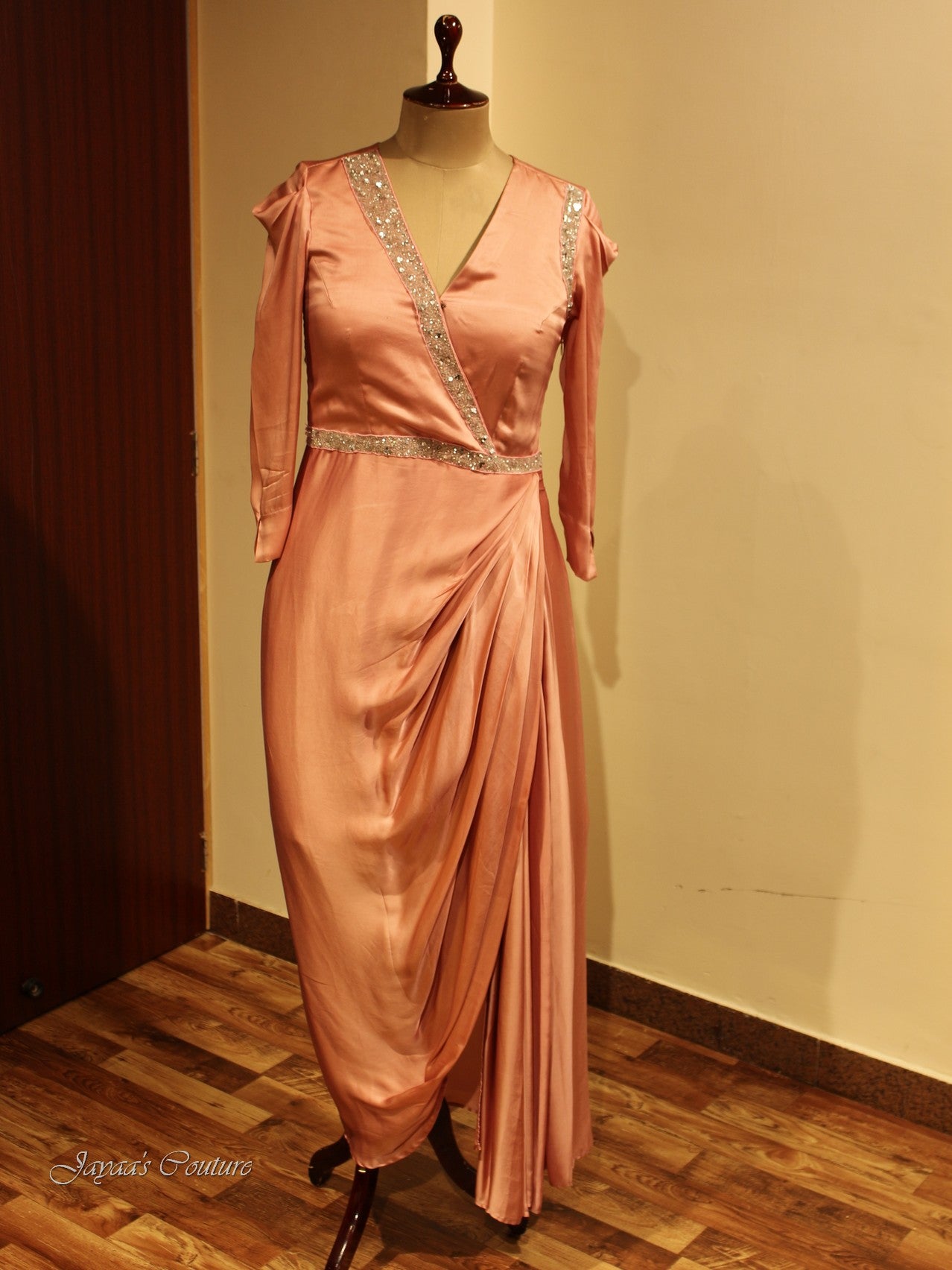 Rose gold gown