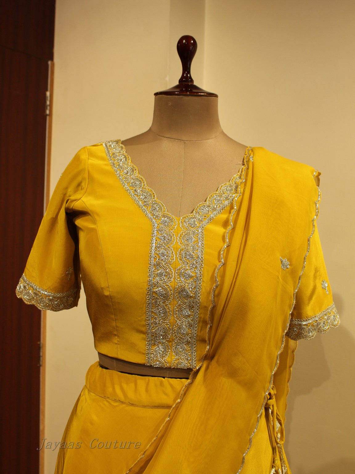 mustard yellow lehenga set