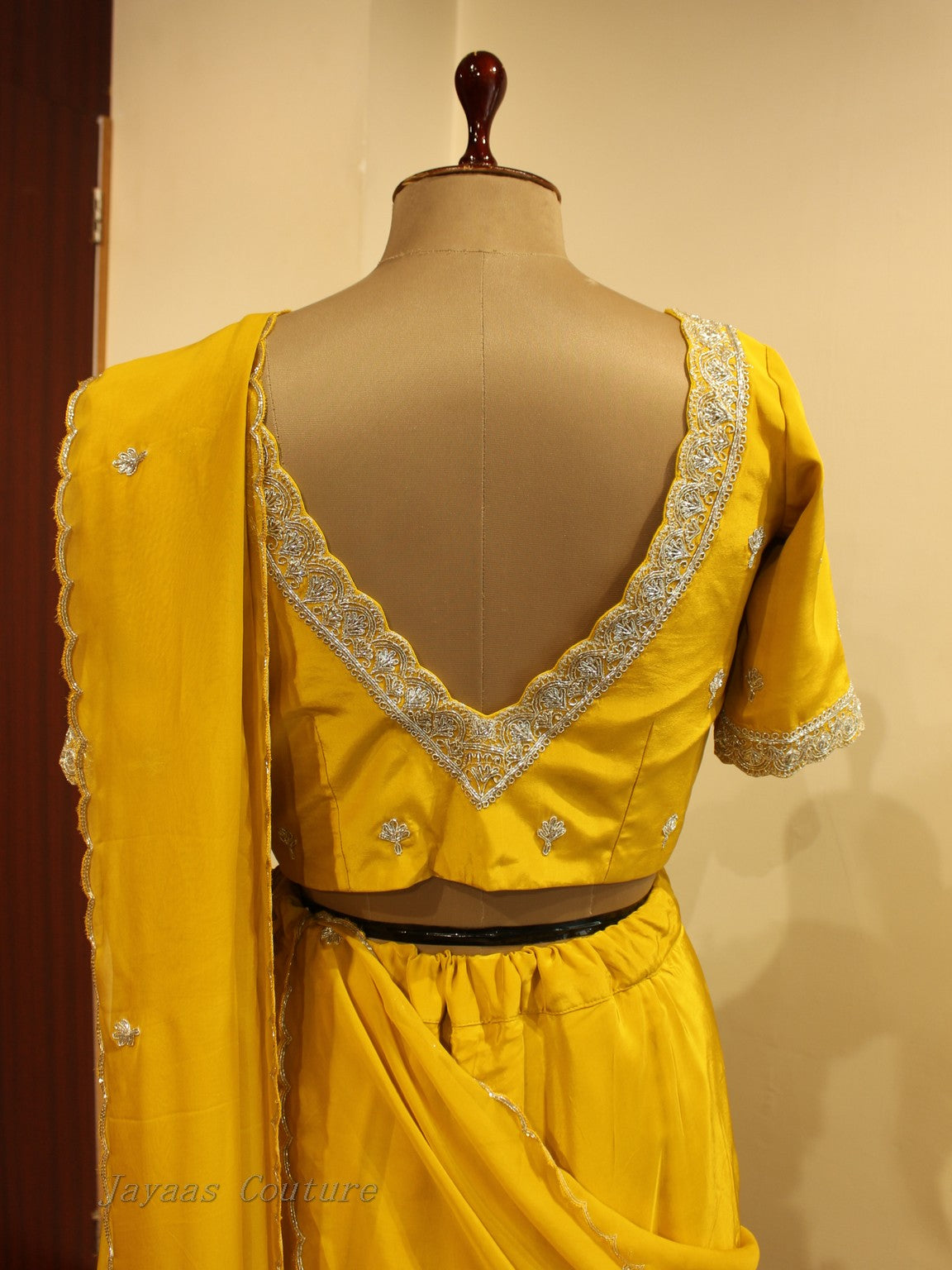 mustard yellow lehenga set