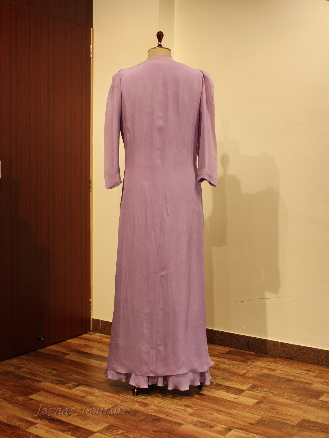Lavanader gown with shrug