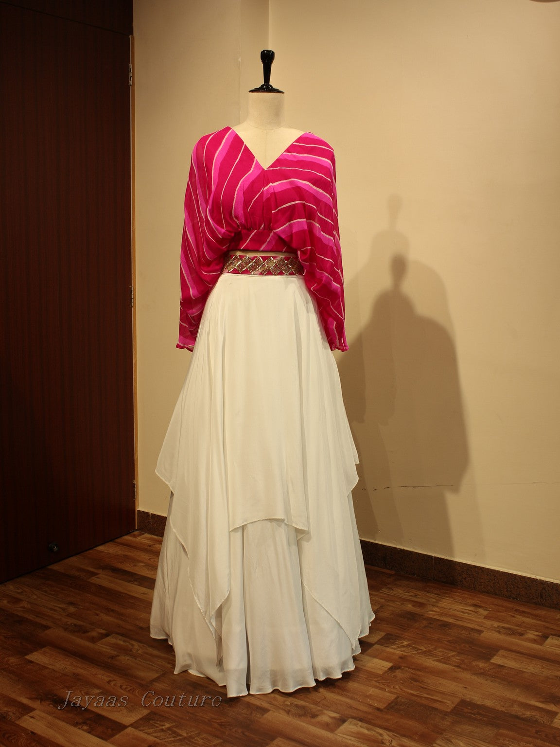 Rani leheriya crop top with skirt