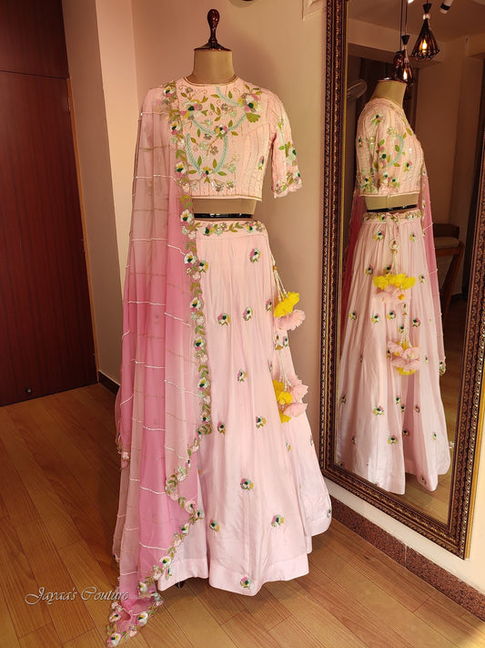 Pink lehenga set