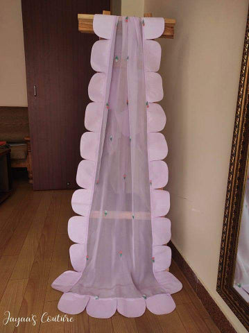 lavender scalps dupatta