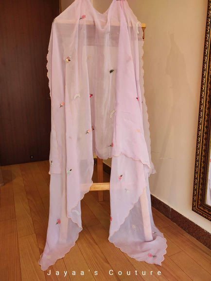 Lavender dupatta