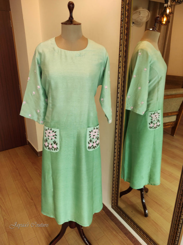 Ombre green tunic with pant