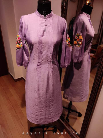 Lavender kurta pants set