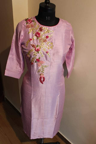 Lavender kurta pants set