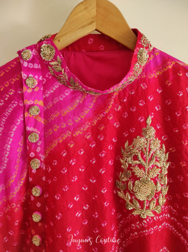 shaded bandej Embroidered kurta