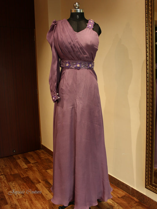 Mauve jump suit