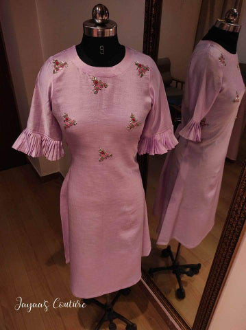 Pinkish lavender tunic